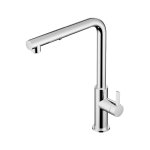 Hotbath Ace Bateria kuchenna z wyciąganą wylewką prysznicową i 2 strumieniami Chrome AC042.CR