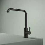 Hotbath Ace Bateria zlewozmywakowa jednouchwytowa Matt Black PVD AC040.MBP