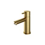 Hotbath Cobber Bateria umywalkowa jednouchwytowa Brushed Brass PVD CB003S.BBP
