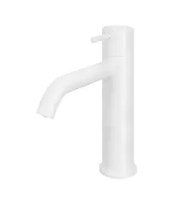 Hotbath Cobber Bateria umywalkowa jednouchwytowa Matt White CB003MC.WH