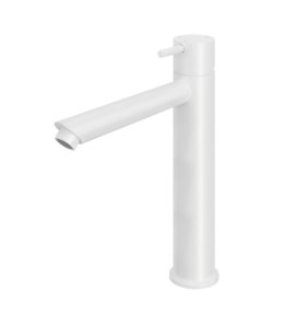 Hotbath Cobber Bateria umywalkowa jednouchwytowa wysoka Matt White CB003HS.WH