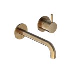 Hotbath Cobber Bateria umywalkowa podtynkowa 180 mm - element zewnętrzny Aged Brass CB105-18.AB