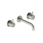 Hotbath Cobber Bateria umywalkowa podtynkowa 180 mm - element zewnętrzny Brushed Nickel CB105T-18.GN