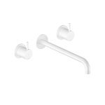 Hotbath Cobber Bateria umywalkowa podtynkowa 250 mm - element zewnętrzny Matt White CB105T-25.WH