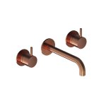 Hotbath Cobber Bateria umywalkowa podtynkowa 250 mm - element zewnętrzny Brushed Copper PVD CB105T-25.BCP