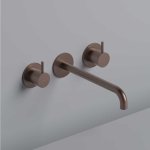 Hotbath Cobber Bateria umywalkowa podtynkowa 250 mm - element zewnętrzny Brushed Copper PVD CB105T-25.BCP