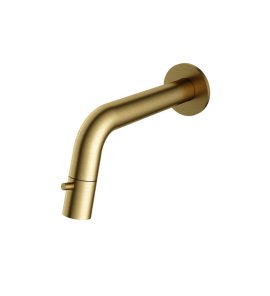 Hotbath Cobber Kran ścienny do zimnej wody Brushed Brass PVD UW001.BBP