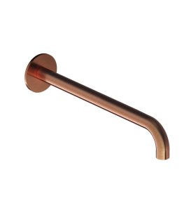 Hotbath Cobber Wylewka ścienna 220 mm Brushed Copper PVD CB095-22.BCP