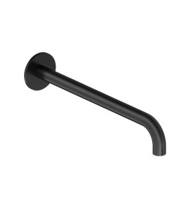 Hotbath Cobber Wylewka ścienna 220 mm Matt Black PVD CB095-22.MBP