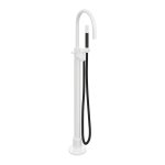 Hotbath Cobber Bateria wannowa z zestawem prysznicowym wolnostojąca Matt White CB187.WH