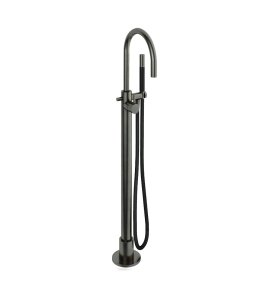 Hotbath Cobber Bateria wannowa z zestawem prysznicowym wolnostojąca Aged Iron CB187.AI