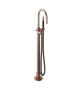 Hotbath Cobber Bateria wannowa z zestawem prysznicowym wolnostojąca Brushed Copper PVD CB187.BCP