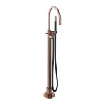 Hotbath Cobber Bateria wannowa z zestawem prysznicowym wolnostojąca Brushed Copper PVD CB187.BCP