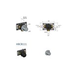 Hotbath Cobber Mieszacz podtynkowy 2-drożny z funkcją odcinającą - element zewnętrzny Aged Brass CB111.AB