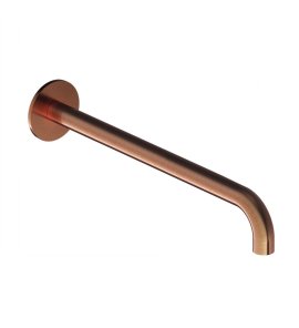Hotbath Cobber Wylewka ścienna 300 mm Brushed Copper PVD CB095-30.BCP