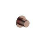 Hotbath Cobber Bateria natryskowa podtynkowa z termostatem - element zewnętrzny Brushed Copper PVD CB7001V.BCP
