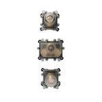 Hotbath Cobber Element podtynkowy do baterii natryskowej termostatycznej z 2 zaworami HB007