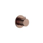 Hotbath Cobber Rozdzielacz 2-drożny - element zewnętrzny Brushed Copper PVD CB7080.BCP
