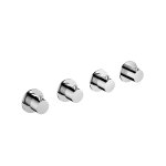 Hotbath Cobber Bateria natryskowa termostatyczna podtynkowa z 4-otworowa - element zewnętrzny Chrome CB7070.CR
