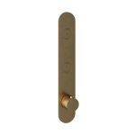 Hotbath Cobber Bateria termostatyczna 2-drożna podtynkowa z przyciskiem Brushed Brass PB066.BB