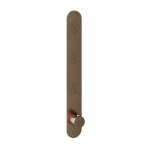Hotbath Cobber Bateria termostatyczna 3-drożna podtynkowa z przyciskiem element zewnętrzny Aged Brass PB050.AB