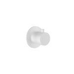 Hotbath Cobber Zawór odcinający podtynkowy - element zewnętrzny Matt White CB7068.WH