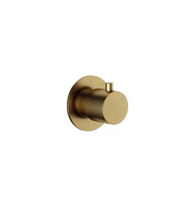 Hotbath Cobber Zawór podtynkowa element zewnętrzny Brushed Brass CB7069.BB
