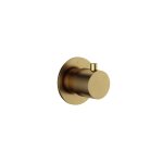 Hotbath Cobber Zawór podtynkowa element zewnętrzny Brushed Brass CB7069.BB