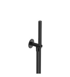 Hotbath Cobber Zestaw natryskowy z uchwytem i przyłączem Matt Black PVD CB7502.MBP