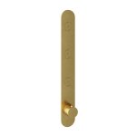 Hotbath Cobber Bateria termostatyczna 3-drożna podtynkowa z przyciskiem element zewnętrzny Brushed Brass PVD PB050.BBP