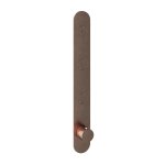 Hotbath Cobber Bateria termostatyczna 3-drożna podtynkowa z przyciskiem element zewnętrzny Brushed Copper PVD PB050.BCP