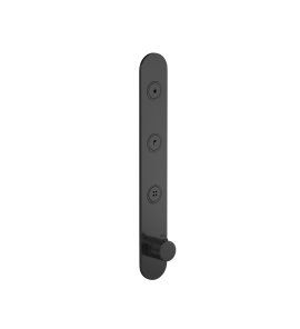 Hotbath Cobber Bateria termostatyczna 3-drożna podtynkowa z przyciskiem element zewnętrzny Matt Black PVD PB050.MBP