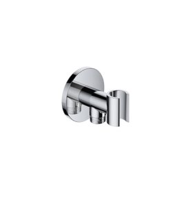 Hotbath Cobber Uchwyt na słuchawkę prysznicową z przyłączem Chrome M515.CR