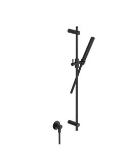 Hotbath Cobber Zestaw natryskowy z zestawem prysznicowym na drążku Matt Black PVD M317.MBP