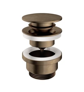 Hotbath Cobber Korek umywalkowy typu klik klak Aged Brass P710.AB