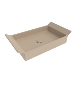 Flaminia Box Umywalka stawiany na blat 72,5x40 argilla matt BX60AARG