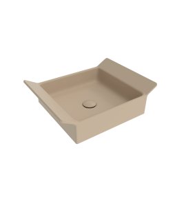Flaminia Box Umywalka stawiany na blat 52,5x40 argilla matt BX40AARG