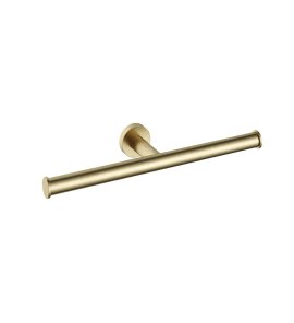 Hotbath Cobber Podwójny ścienna uchwyt na papier Brushed Brass CBA05.BB