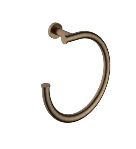Hotbath Cobber Wieszak na ręcznik owalny Aged Brass CBA08.AB