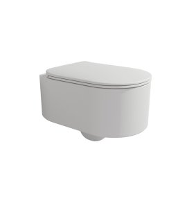 Flaminia Astra Miska wisząca 52x35 z deską wolnoopadającą slim latte matt AS118GLAT+ASCW05LAT