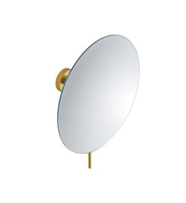 Hotbath Cobber Lustro powiększające montowane na ścianie Brushed Brass CBA20.BB