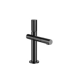 Gessi Incastri Bateria umywalkowa bez korka Black Metal PVD 75002.706