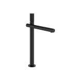 Gessi Incastri Bateria umywalkowa wysoka z korkiem klik-klak Matte Black 75053.299