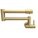 Galatea Design Cardano Bateria kuchenna składana Pot Filler brushed gold GDF826BRG W MAGAZYNIE!!!