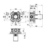 Gessi Incastri Element podtynkowy baterii umywalkowej podtynkowej Sospeso 09280