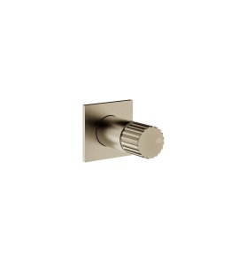 Gessi Incastri Mieszacz do wylewki sufitowej podtynkowy - element zewnętrzny Finox Brushed Nickel 75109.149