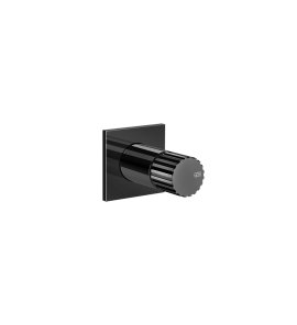 Gessi Incastri Mieszacz do wylewki sufitowej podtynkowy - element zewnętrzny Black Metal PVD 75109.706
