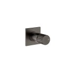 Gessi Incastri Mieszacz do wylewki sufitowej podtynkowy - element zewnętrzny Black Metal Brushed PVD 75109.707