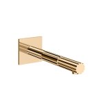 Gessi Incastri Wylewka umywalkowa montowana na ścianie - element zewnętrzny Warm Bronze PVD 75102.735