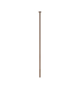Gessi Incastri Wylewka umywalkowa sufitowa o dowolnej długości - element zewnętrzny Copper Brushed PVD 75199.708